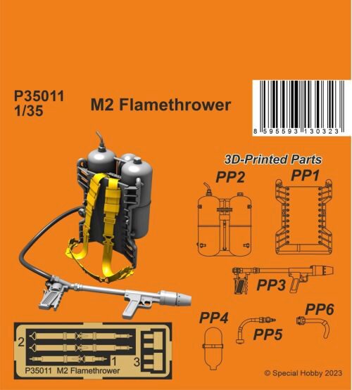 Special Hobby 129-P35011 M2 Flamethrower 1/35