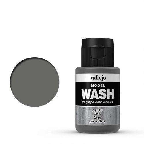 Vallejo 76516 Wash-Color, Grau, 35 ml