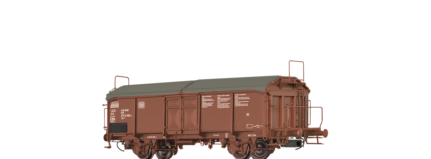 Brawa 48635 H0 Gedeckter Güterwagen Tms 851 DB