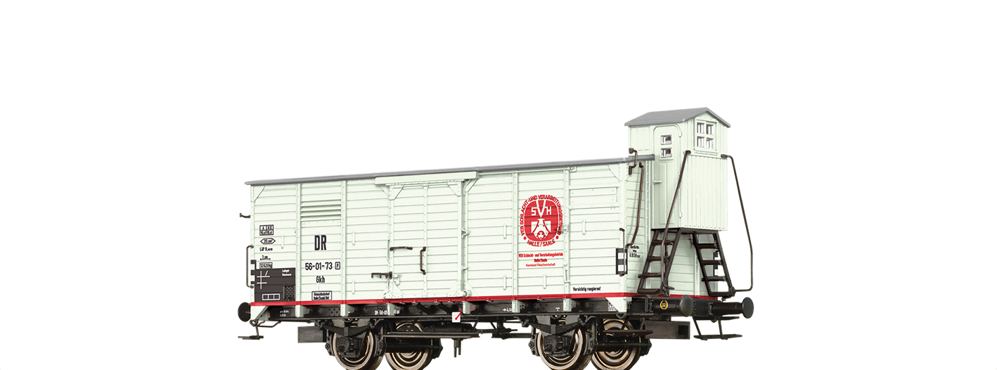 Brawa 49816 H0 Gedeckter Güterwagen Gkh „VEB Schlachtwagen” DR