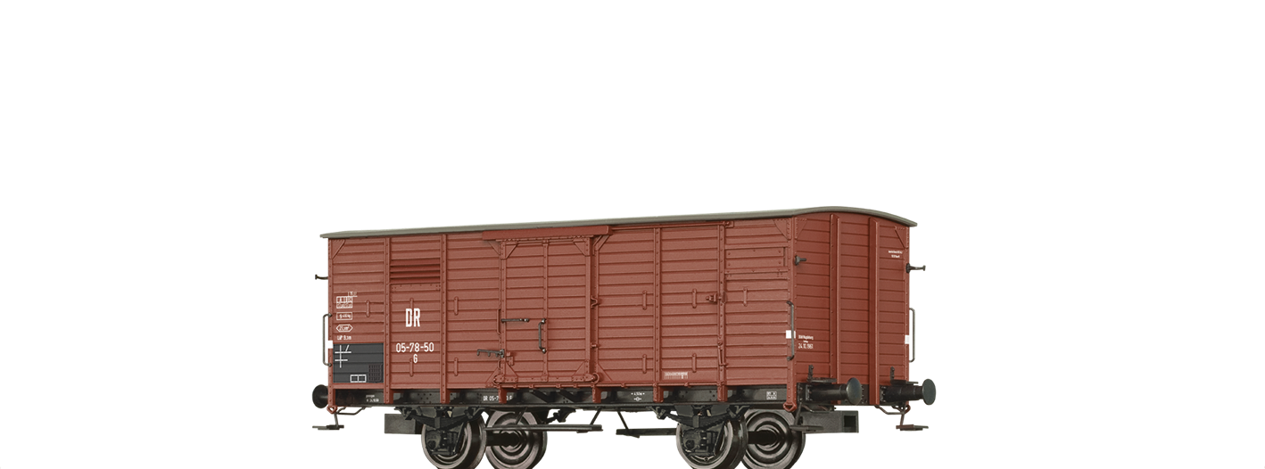 Brawa 49823 H0 Gedeckter Güterwagen G DR