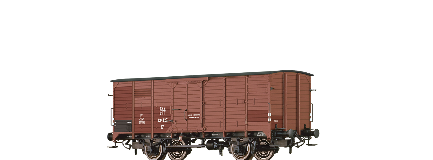 Brawa 49838 H0 Gedeckter Güterwagen K3 SBB