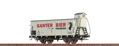 Brawa 49871 H0 Gedeckter Güterwagen "Ganter Bier Freiburg" DB