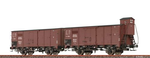 Brawa 49878 H0 Gedeckte Güterwagen G DRG, 2er-Einheit