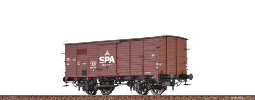 Brawa 49886 H0 Gedeckter Güterwagen G10 "Spa Monopole" SNCB