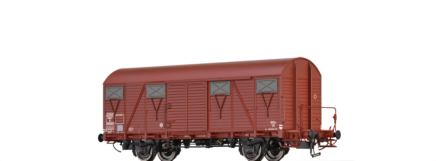 Brawa 50111 H0 Gedeckter Güterwagen Kf „EUROP” SNCF