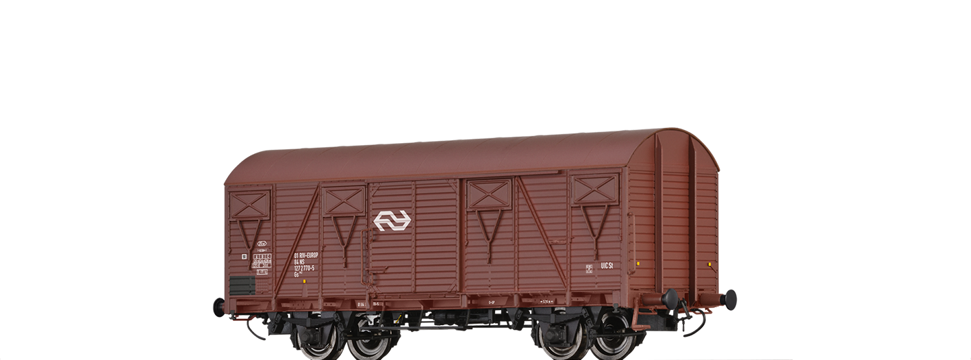 Brawa 50118 H0 Gedeckter Güterwagen Gs142 „EUROP” NS