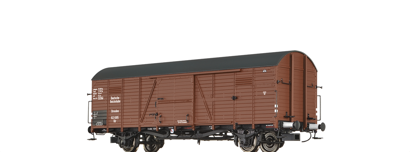 Brawa 50454 H0 Gedeckter Güterwagen Glr DRG