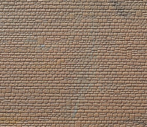 Kibri 36912 N/Z Mauerplatte unregelmässig, mit Abdecksteinen, L 10 x B 15 cm
