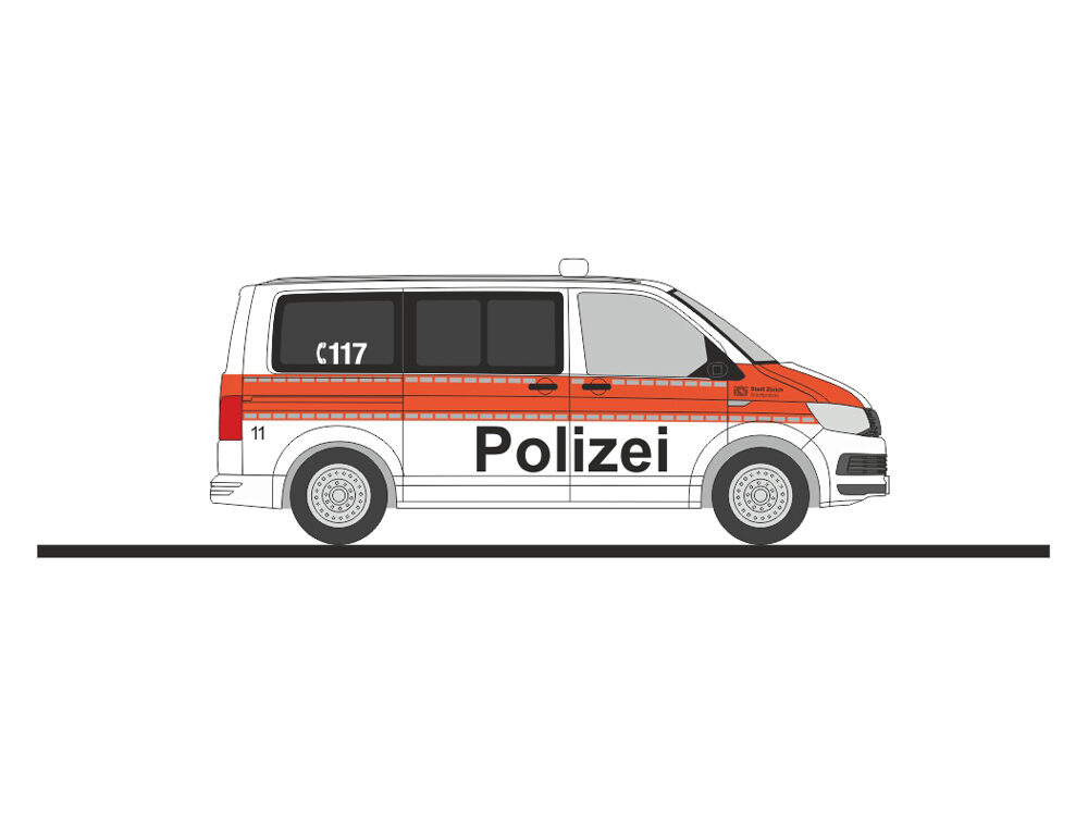 Rietze 53881 VW T6 Stadtpolizei Zürich (CH)