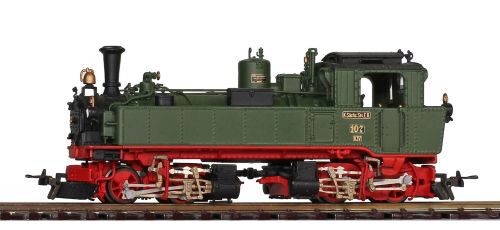 Bemo 1016819 K.Sächs.Sts.E.B. Nr. 130 Altbaulok grün, Ep. I