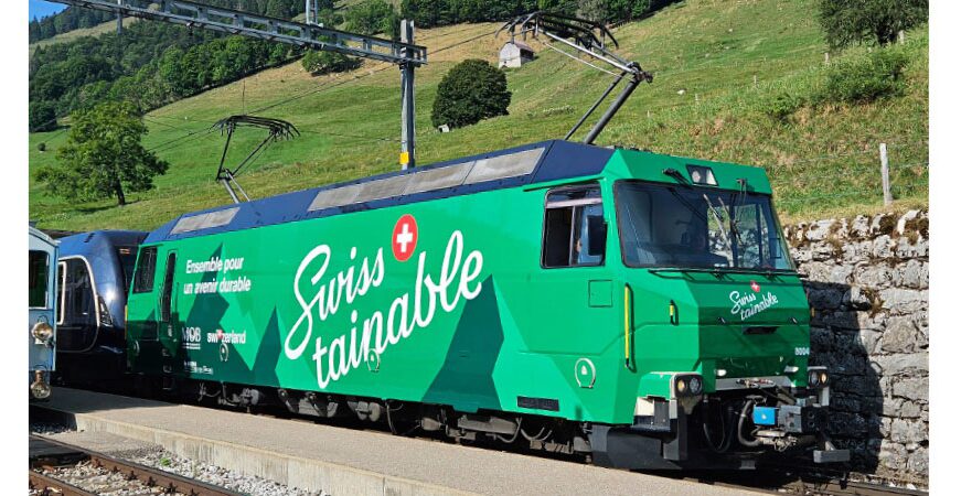 Bemo 1259344 MOB Ge 4/4 8004 "Swisstainable"