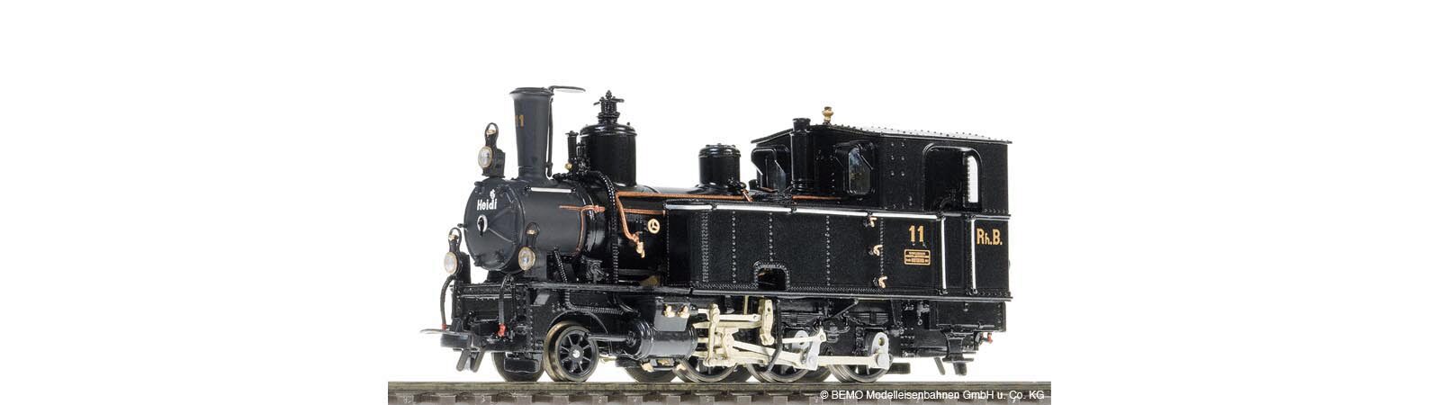 Bemo 1295121 RhB Dampflokomotive G 3/4  Heidi