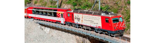 Bemo 1662565 MGB HGe 4/4 II 5 „Matterhorn Story“ H0 2L-GS/DC