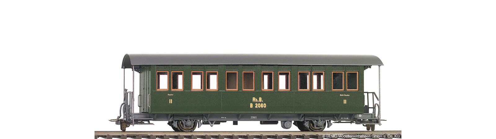 Bemo 3230140 RhB Personenwagen  B 2060 historischer Dampfzug