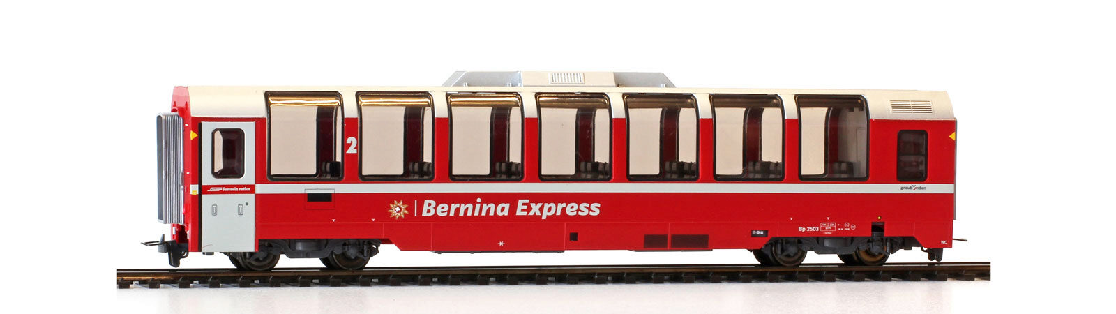Bemo 3294143 RhB Bp 2503 Panoramawagen Bernina-Express