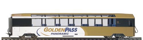 Bemo 3588312 MOB Bs 252 Panoramawagen "GoldenPass Panoramic" 3L-WS