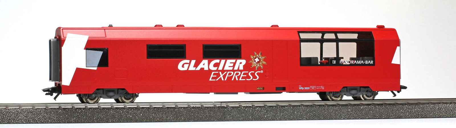 Bemo 3589132 Glacier Express SpeisewagenWRp 3832   H0 3L-WS