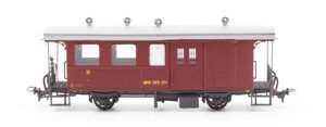 Motreno 1791 BFD Furkabahn Personenwagen mit Toilette + Gepäckabteil rot 2-achsig CFZ 271