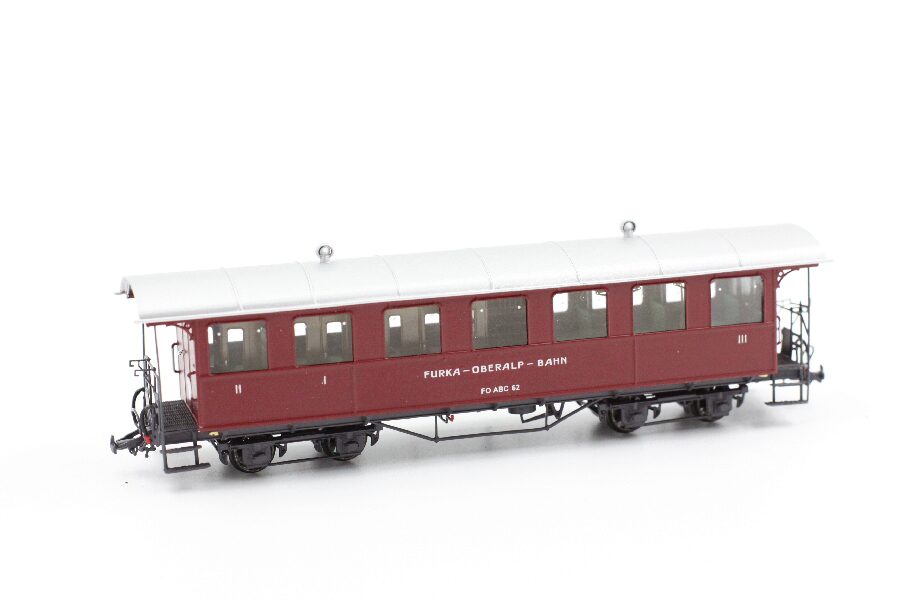 Motreno 680 Furkabahn Personenwagen ABC 61  rot