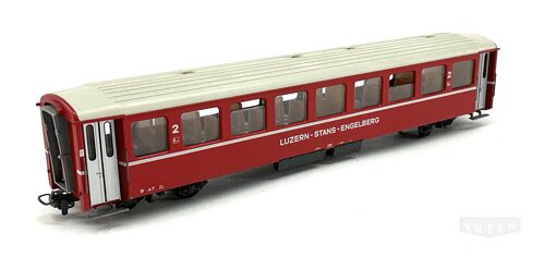 Bemo 45507 *LSE Luzern Stans Engelberg Personenwagen B 47, rot