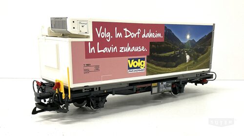 LGB 46896 *RhB Containerwagen Volg "Lavin" LB 7869