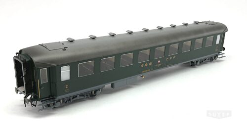 Metropolitan 1002 *SBB Personenwagen UIC 2.Klasse  mit Innenbeleuchtung