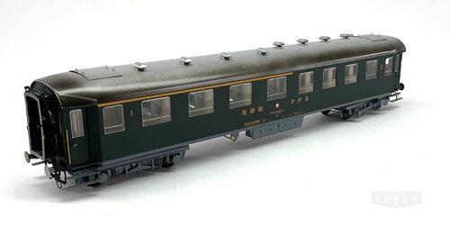 Metropolitan 1001 *SBB Personenwagen UIC 1./2. Klasse  mit Innenbeleuchtung