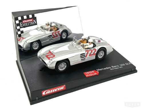 Carrera 25421 *Mercedes-Benz 300 SLR Mille Miglia 1955 Nr.722 1:32