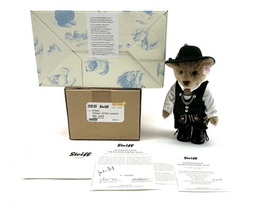 Steiff 672491 *Teddybär Bayrischer Trachtenbär Max 2008 limitiert 1500 23 cm