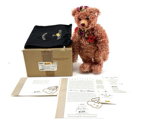 Steiff 420771 *Teddybär Marianne Meisel mit Filzblumen  2007  limitiert  40cm