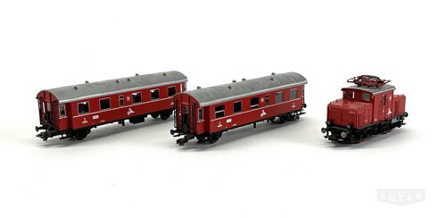 Fleischmann 481702 *Schweizer Privatbahn Zahnradbahn  Lok + 2 Wagen 3tlg  DC