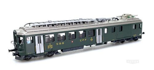 HAG 155 *SBB Triebwagen BDe 4/4  grün Lok 1640