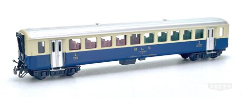 HAG 455 *BLS Personenwagen 2.Klasse blau/crème