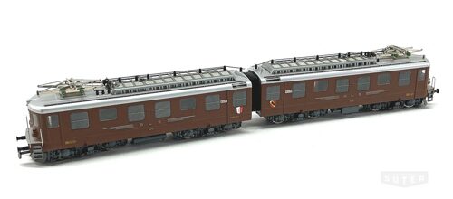 HAG 240 *BLS Doppel E-Lok Ae 8/8  braun Lok 273 AC-Digital