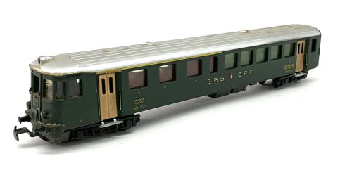 HAG 420 *SBB Steuerwagen grün  1/.2 Klasse AC   erhabene Schriften