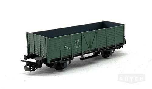 HAG 330 *SBB Hochbordwagen L  Guss grün