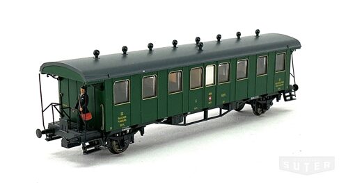 Liliput 334470 *SBB Personenwagen C2  No 6201  grün
