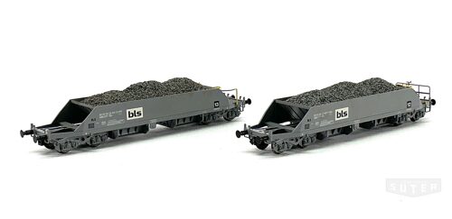 Liliput 240086 *BLS Neuschotterwagen Set  2tlg
