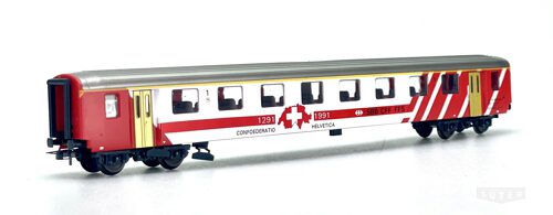 Lima 309597ACK *SBB Personenwagen "700 Jahre CH", rot/weiss