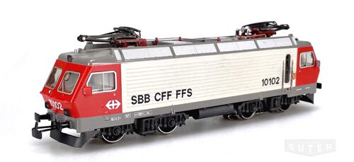 Märklin 3323 *SBB E-Lok Re 4/4 IV, rot/grau  Lok Nr. 10102