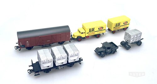 Märklin 48812 *Gütertransportwagen Set Spangenberg Werke 4tlg