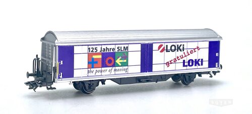 Märklin  *SBB Schiebewandwagen Loki 125Jahre SLM