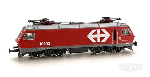 Märklin 3328 *SBB E-Lok Re 4/4 IV, rot  Lok Nr. 10103