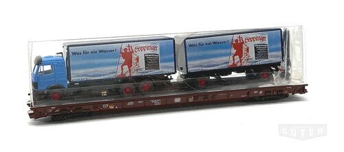 Märklin 4841 *DB Niederflurwagen beladen