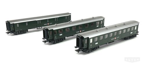Märklin 42383 *SBB Oldtimer Personenwagen 3 tlg.