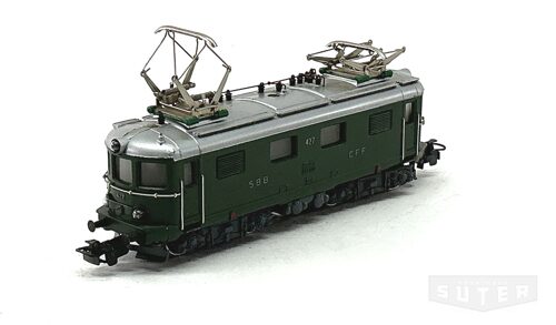 Märklin RET 800 *SBB E-Lok Re 4/4  RET 800  Guss, grün,