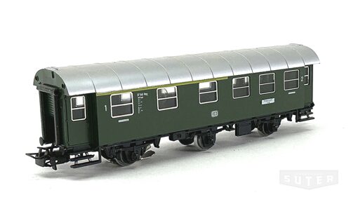 Märklin 4079 *DB Umbauwagen 3-achsig , grün, 2.Klasse  mit Innenbeleuchtung