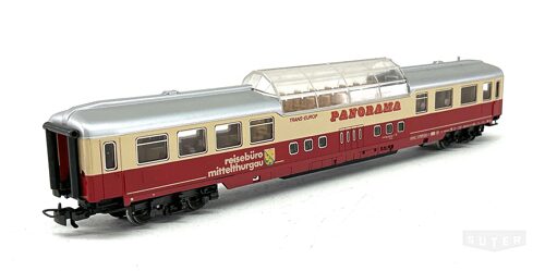 Märklin 4169 *Reisebüro Mittelthurgau  TEE Panoramawagen  weinrot/crème