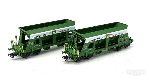 Märklin 46330 *SBB Makies Gettnau  Kieswagen 2 Wagen